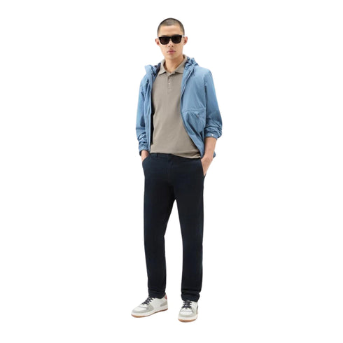 Woolrich Polo Polo Uomo modello Mackinack Corda P24-WOOLRICHCFWWOPO0065MRUT1483-8072-M - Francavilla Moda